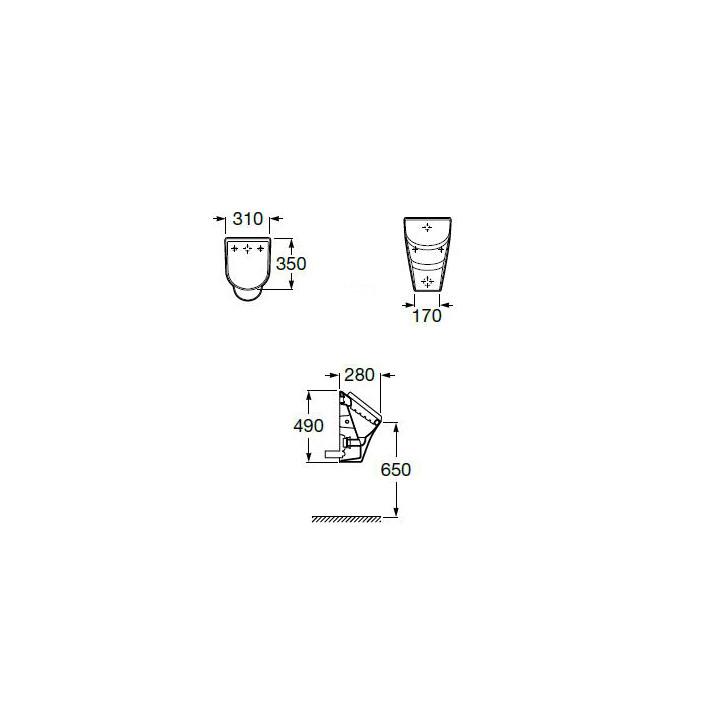 Pisuar z pokrywą Roca Nexo- sanitbuy.pl