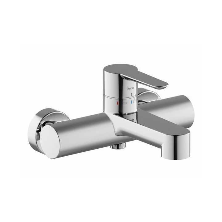 Bateria wannowa Ravak Puri, naścienna, rozstaw 150 mm, PU 022.00/150