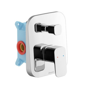 Baterie wannowo/natryskowa Ravak 10° Free, podtynkowa, z przełącznikiem, do R-box