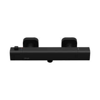 Bateria natryskowa Ravak 10° Free black, natynkowa, termostatyczna, TD F 033.20/150