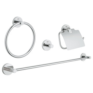 Grohe Essentials Zestaw akcesoriów łazienkowych 4 w 1 chrom