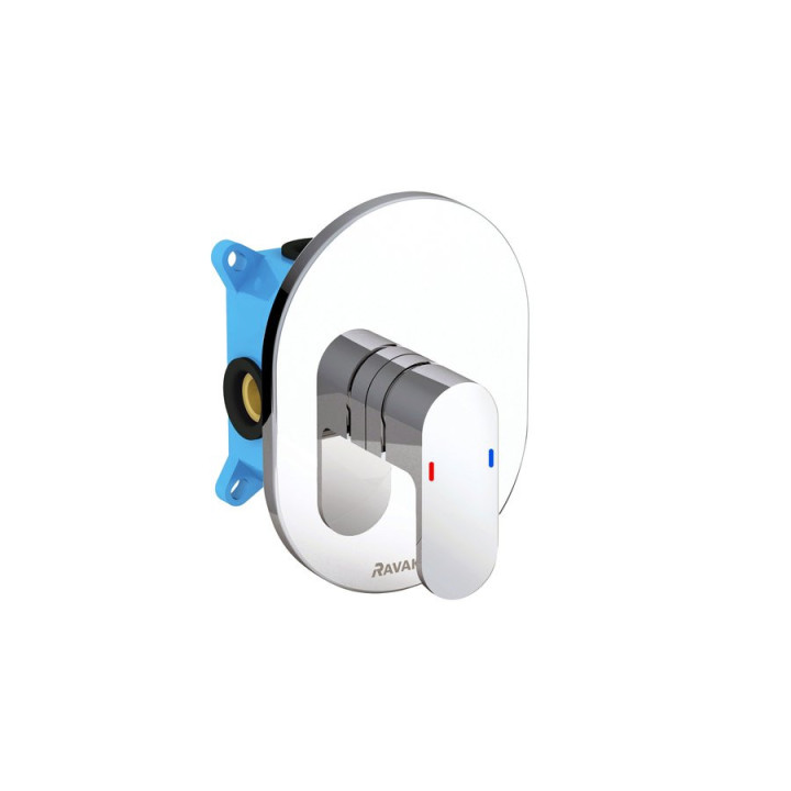 Bateria natryskowa Ravak Chrome, podtynkowa, do R-box, CR 066.00