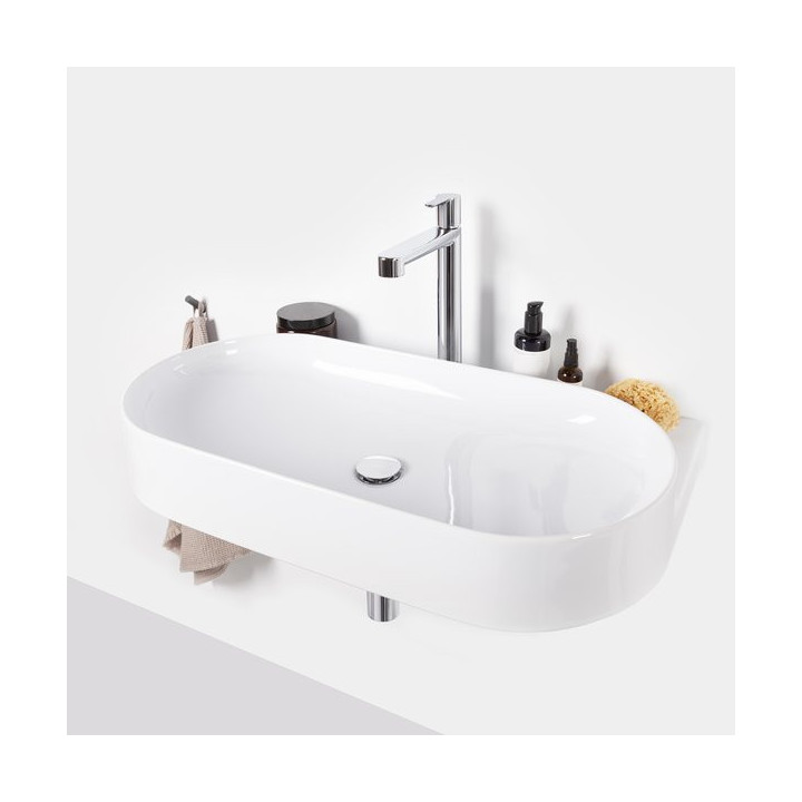 Umywalka Ravak Yard 800, 80 x 50 cm, biała