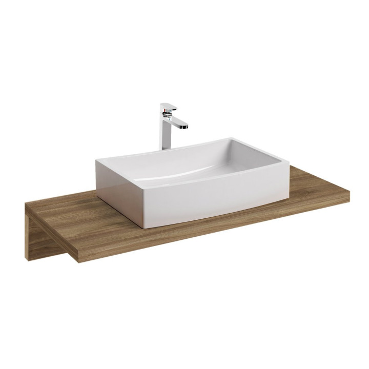 Blat podumywalkowy Ravak L 800, 80cm, orzech