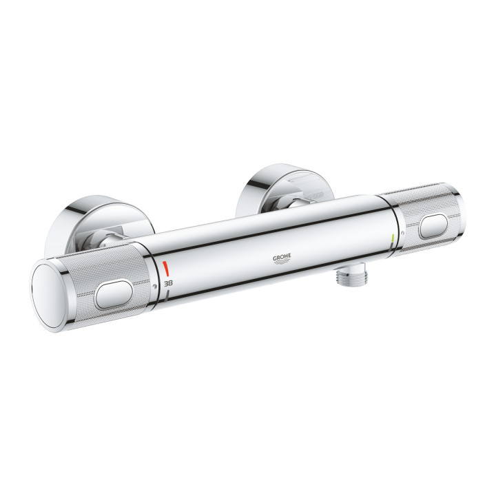 Termostatyczna bateria prysznicowa Grohe Grohtherm 1000, natynkowa, DN 15, EcoButton, chrom