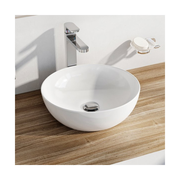 Umywalka Ravak UNI 400 B Slim, 40 cm - biała