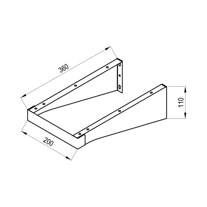 Mocowania blatu Balance / Comfort 1200