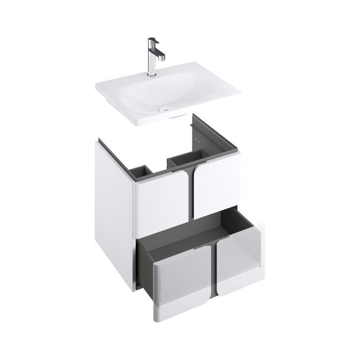 Umywalka Ravak Balance 600, 60 x 46 cm, biała 