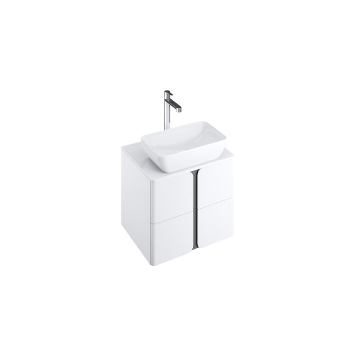 Blat pod umywalkę Ravak Balance 600, 60 x 46 cm biały