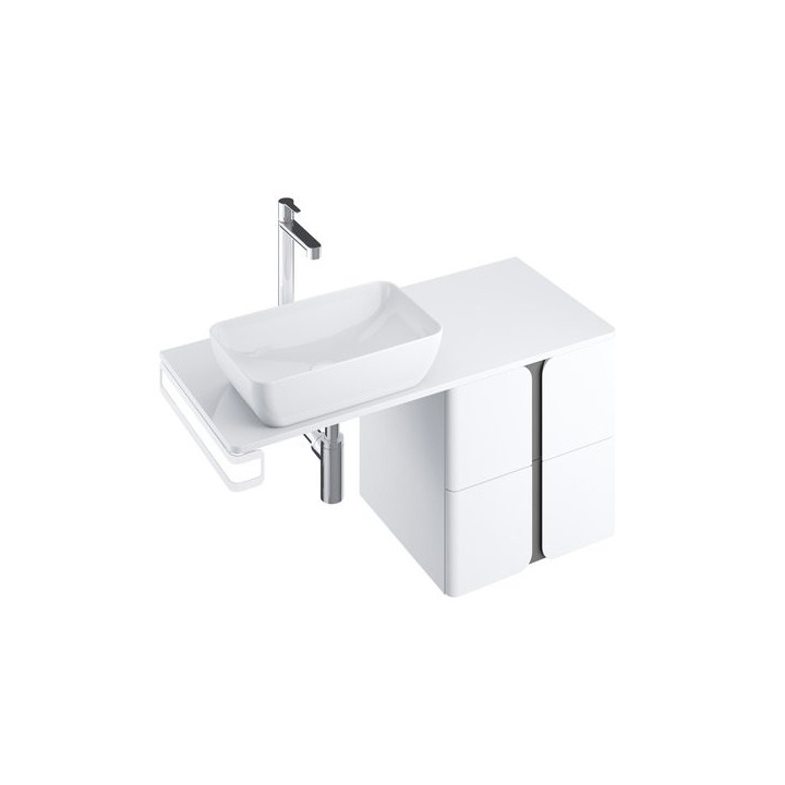 Blat pod umywalkę Ravak Balance 1200, 120 x 46 cm, biały