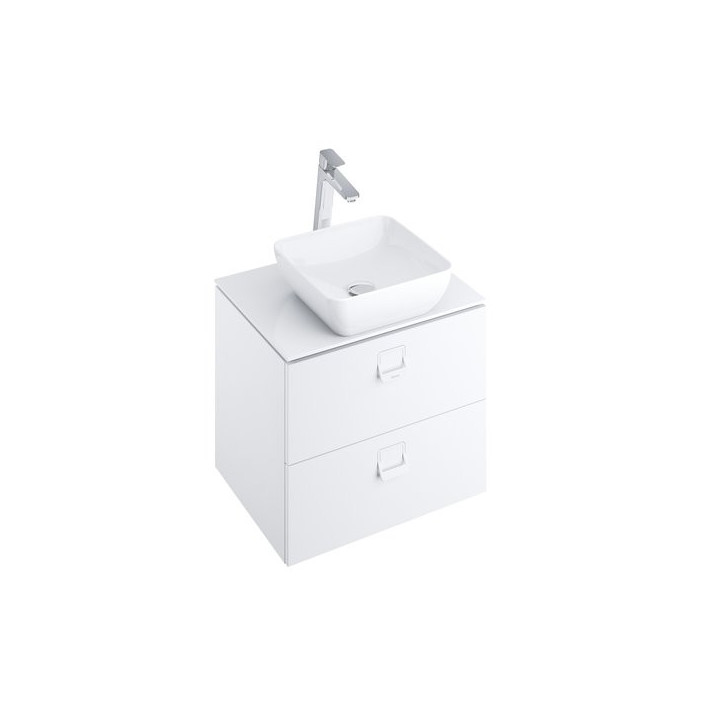 Blat podumywalkowy Ravak Comfort 600, 60 x 46 cm, biały