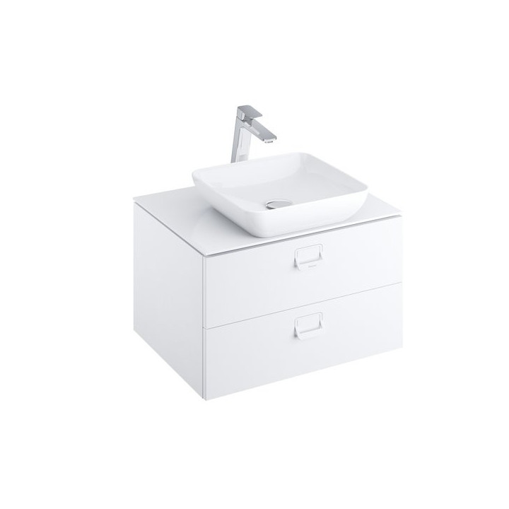 Blat podumywalkowy Ravak Comfort 800, 80 x 46 cm, biały