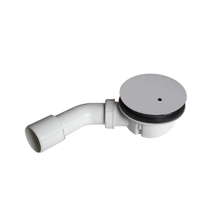 Syfon brodzikowy Sanplast, fi 90mm, chromowana klapka