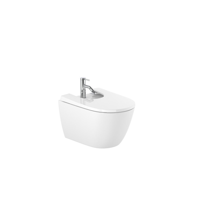 Bidet stojący przyścienny Roca Ona, 53x36cm, biały
