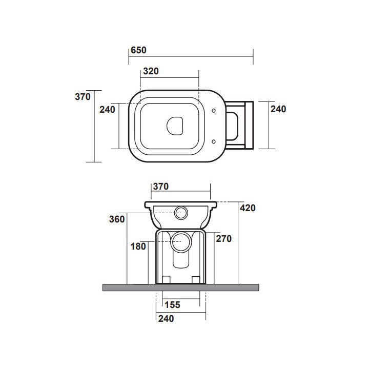 Miska stojąca ze spłuczką  Kerasan Waldorf - sanitbuy.pl