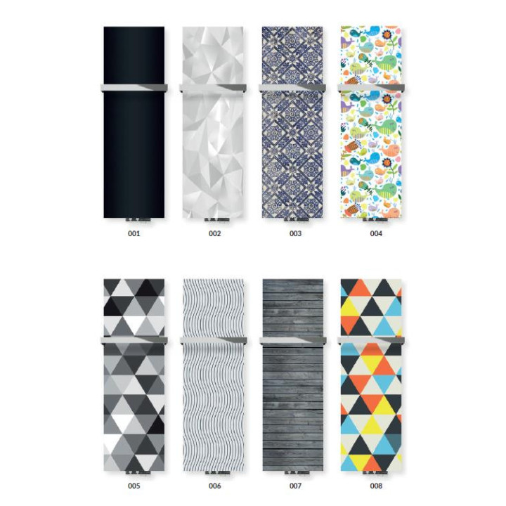 Grzejnik Terma Case 138,5x50 cm, z zestawem zaworowym i głowicą termostatyczną - biały/ kolor- sanitbuy.pl