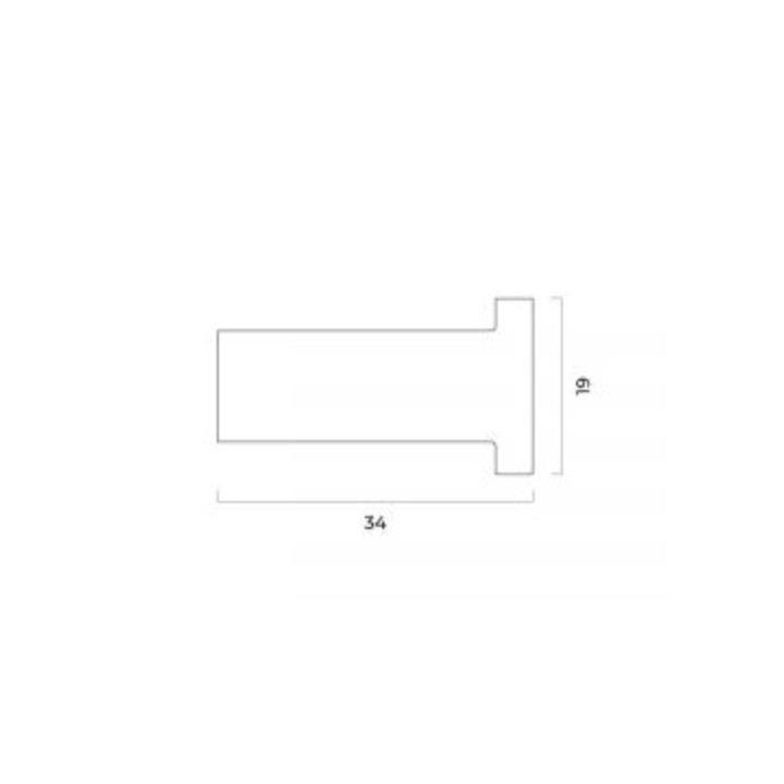 Haczyk na ręcznik Oltens Vernal, ścienny, chrom