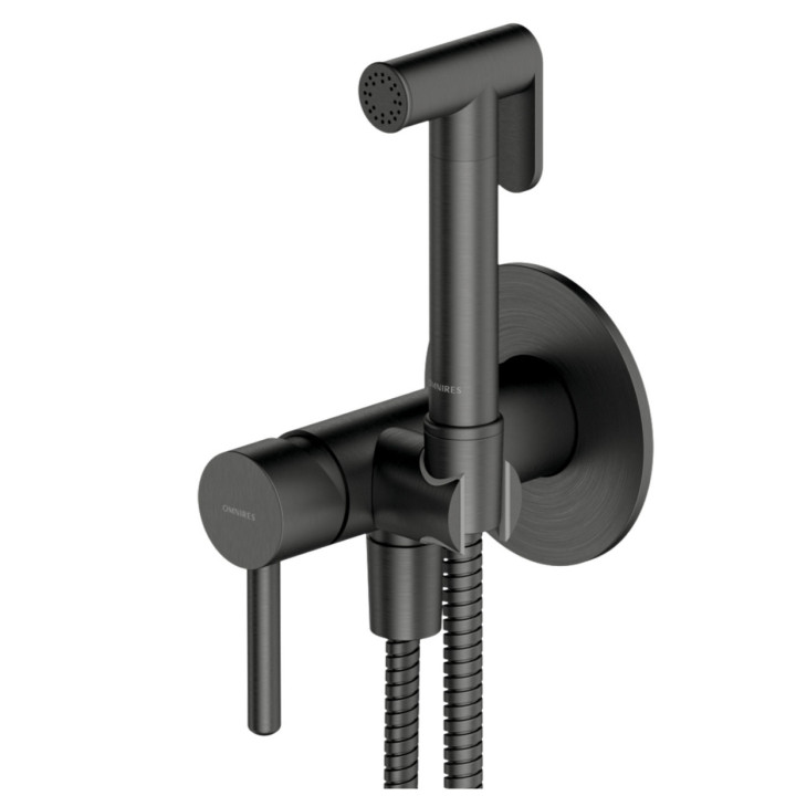 Zestaw bidetowy punktowy Omnires Y, podtynkowy, 1-funkcyjny, złoty