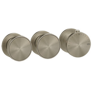 Termostatyczna bateria natryskowa Gessi Origini, podtynkowa, 2 jednoczesne wyjścia wody, chrom