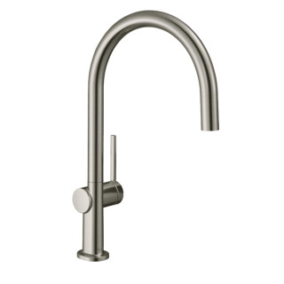 Bateria kuchenna Hansgrohe Talis M54 220 1jet, stojąca, obracana wylewka, czarny mat