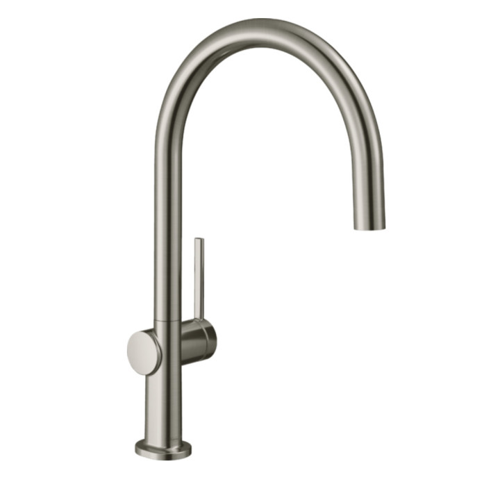 Bateria kuchenna Hansgrohe Talis M54 220 1jet, stojąca, obracana wylewka, czarny mat