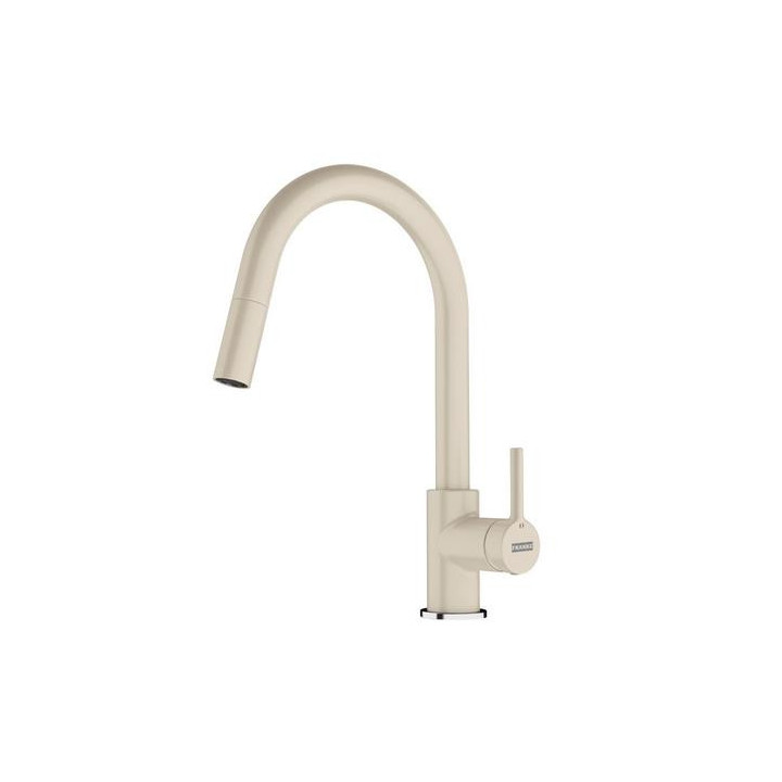 Bateria kuchenna Franke Lina, stojąca, wysokość 360mm, wyciągana wylewka, czarny mat