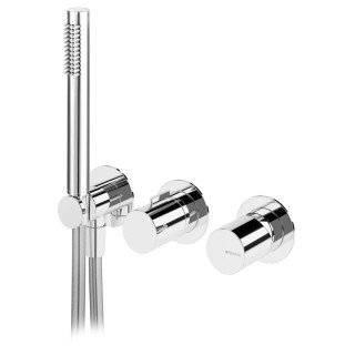 Bateria natryskowa Bruma Avalon, podtynkowa, 2 wyjścia wody, chrom