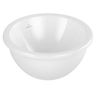 Umywalka wpuszczana w blat Villeroy & Boch Loop & Friends, 39cm, z przelewem, Weiss Alpin