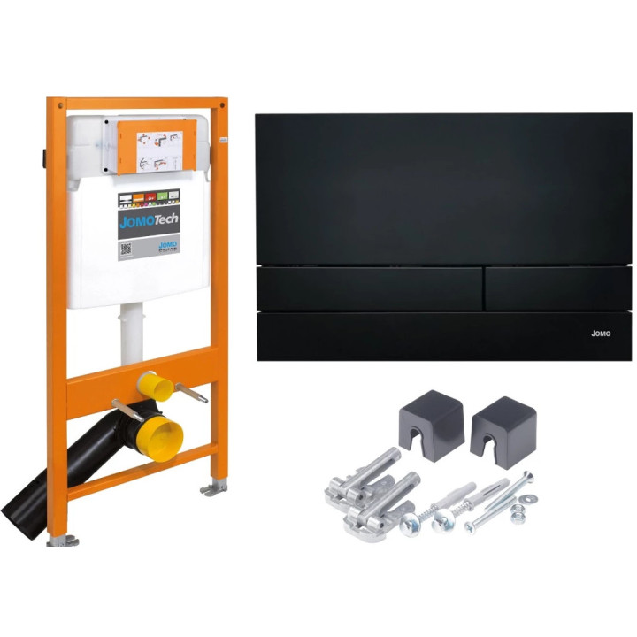 Stelaż podtynkowy WC JomoTech, wysokość montażowa 1120mm, wsporniki w zestawie