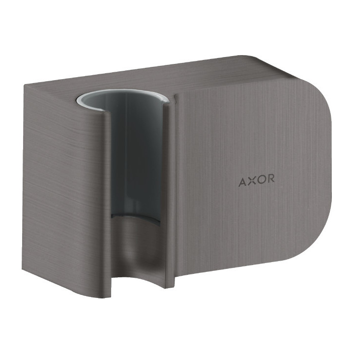 Uchwyt prysznicowy porter Axor One, ścienny, czarny mat