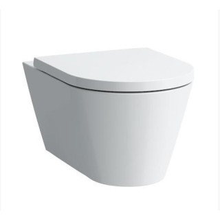 Miska wisząca WC Laufen Kartell by Laufen, 49x37cm, rimless, zaokrąglona, biały