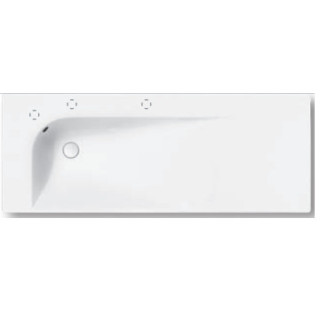 Hatria AREA 70x35 umywalka wisząca bez otworu na baterię z przelewem- sanitbuy.pl