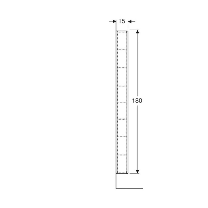 Szafka pod umywalkę Geberit Icon 60, dąb naturalny