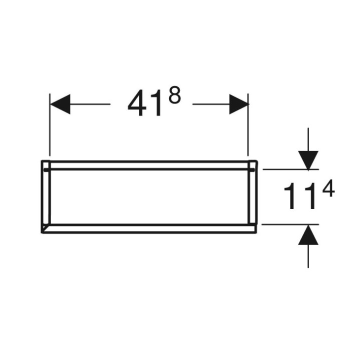 Szafka pod umywalkę Geberit Icon 60, dąb naturalny