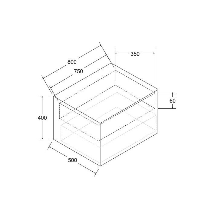 Szafka wisząca Elita For All, 40x31.6cm, 1 drzwi, orzech lincoln