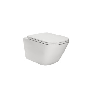 Zestaw Roca Gap miska wisząca + deska wolnoopadająca