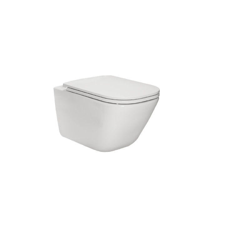 Zestaw Roca Gap miska wisząca + deska wolnoopadająca