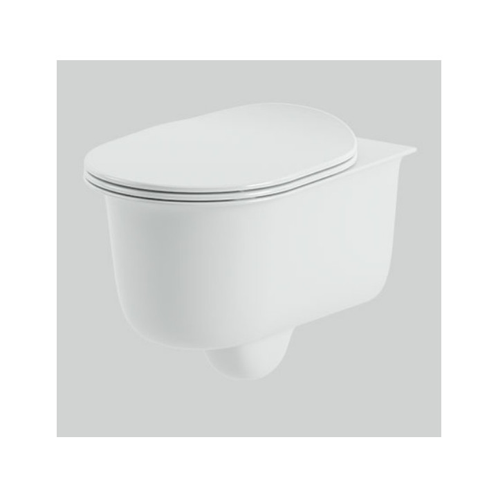 Miska Artceram A16 wisząca, 36x52 cm, odpływ poziomy, biała- sanitbuy.pl