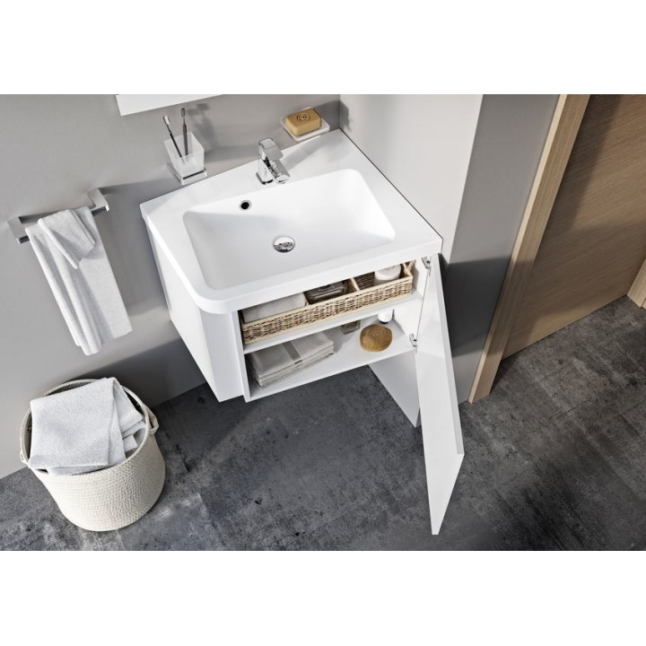 Szafka podumywalkowa Ravak SD 10° Prawa ,narożna, 65cm, biała