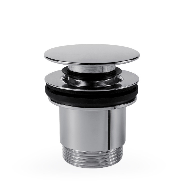 Odpływ umywalkowy Tres, click-clack, 63mm, 24-K złoto matowe