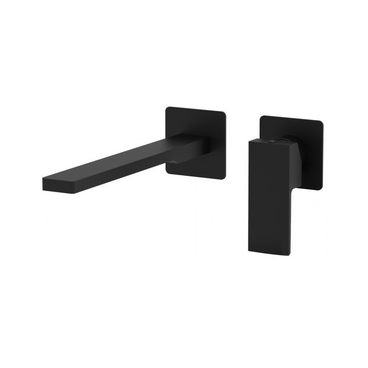 Bateria umywalkowa Paffoni Elle-Effe podtynkowa zespolona 150 mm, czarny, Nr. kat. EL104NO70