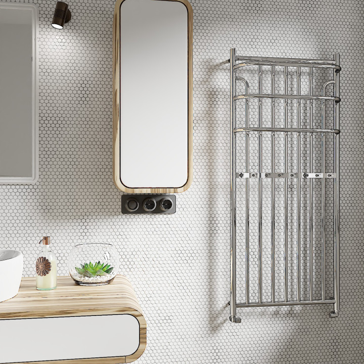 Grzejnik Imers Minas 2 430x1000 mm - chrom- sanitbuy.pl