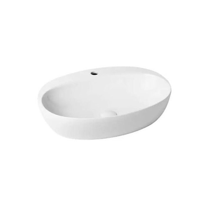 Umywalka Azzurra Elegance stawiana na blat, 45x40 cm, biała