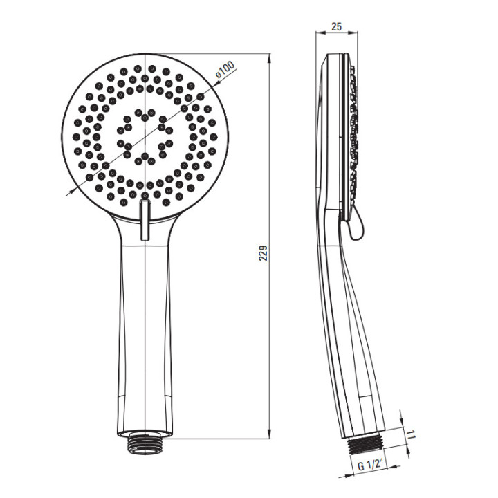 Deante Bateria kuchenna z wyciąganą wylewką