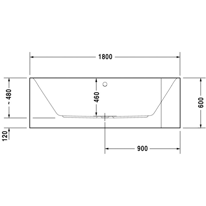 Wanna Duravit Darling New narożna prawa 190x90 cm, z obudową akrylową i stelażem