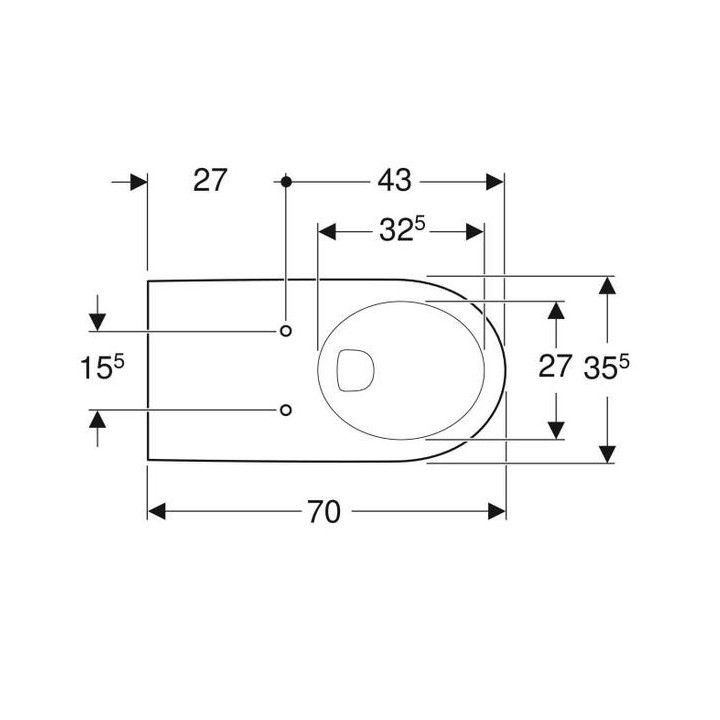 Geberit Selnova Premium miska WC wisząca Rimfree biała 