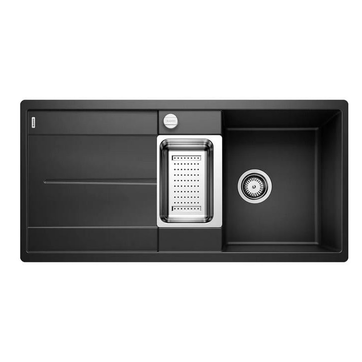 Zlewozmywak Blanco Elon XL 6 S Silgranit PuraDur 78x50 cm odwracalny, antracyt, z korkiem automatycznym