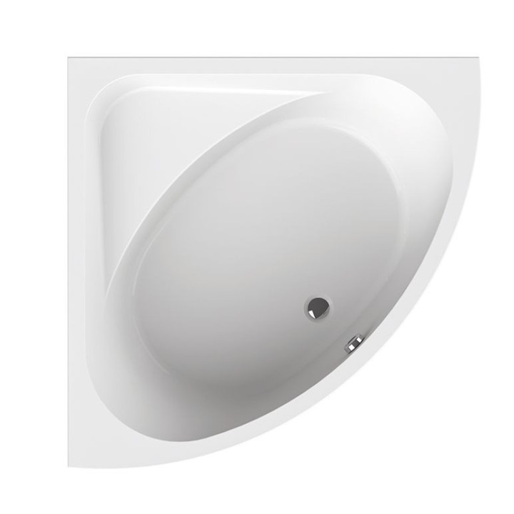 Wanna narożna Sanplast WS/Luxo akrylowa 145x145 cm, symetryczna - biała
