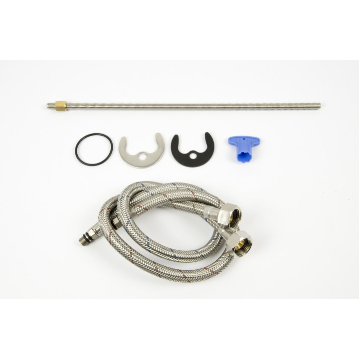 Bateria umywalkowa Corsan Lugo wysoka chromowana