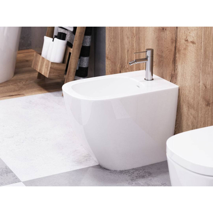 Bateria bidetowa Corsan Lugo chromowana